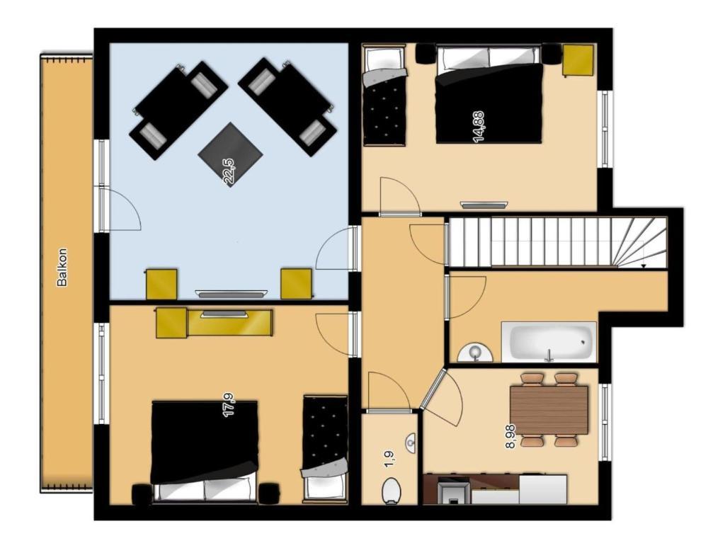 Appartement Popelka Saalfelden Ruang foto